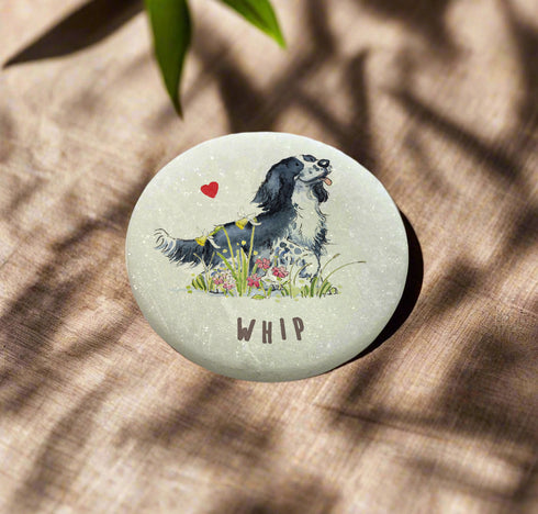 Sprocker Black & White Marble Memorial